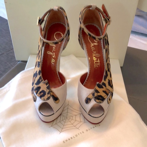 NIB collectible Charlotte Olympia Leopardess Heels - Picture 5 of 11
